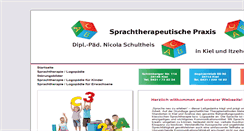 Desktop Screenshot of abc-sprachtherapie.de